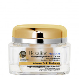 Rexaline Premium Line Killer X-Trem Gold Radiance / Омолаживающая маска для лица с частицами золота 24K - 50 мл