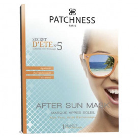 Patchness Mask After Sun / Увлажняющая маска для лица после загара с алоэ вера - 1 шт