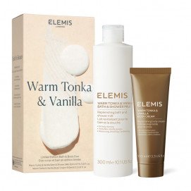 Elemis Warm Tonka & Vanilla Body Duo / Дуэт для тела Ароматный Миндаль и Ваниль - 2 шт