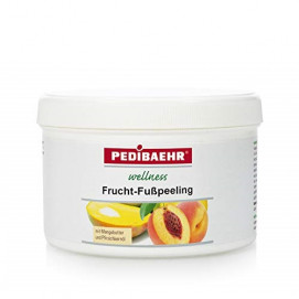 Фото2 Baehr Beauty Frucht-Fusspeeling / Фруктовый пилинг для ног с маслом манго и персиковым маслом - 450 мл