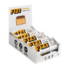 Фото2 Батончик протеїновий 28% без цукру (фундук і шоколад) - 10 pcs