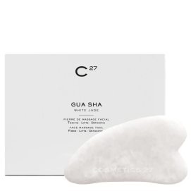 Гуа ша для масажу з білого нефриту - 1 pcs