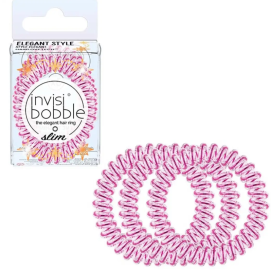 Резинка-браслет для волос - shimmery pink
