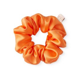 Фото9 Шелковая объемная резинка для волос (стандарт) - Orange