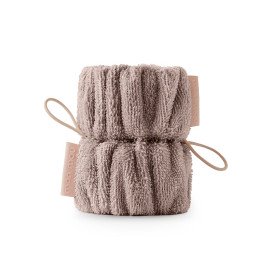 Фото5 М'які браслети для вмивання з шовковою вставкою - Taupe