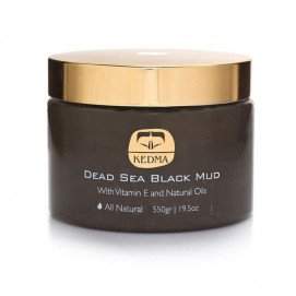 KEDMA Dead Sea Black Mud / Чёрная грязь Мертвого моря - 550 г