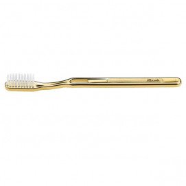 Janeke Golden Comb For Gel Application / Зубная щетка средней жесткости - золотой