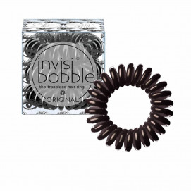 Invisibobble ORIGINAL Luscious Lashes / Резинка-браслет для волос - черный металлик