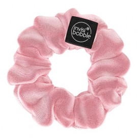 Тканевая резинка-браслет для волос - нежно-розовый