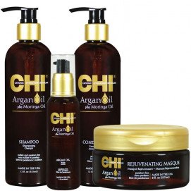 CHI Argan Oil Kit / Набор Восстановление и увлажнение волос - 4 шт