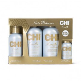 CHI Keratin Hair Makeover Kit / Кератиновый набор - 4 шт