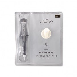 THE OOZOO Face In-shot Mask Intensive White / Тканевая маска со шприцом-активатором для отбеливания кожи - 1 шт