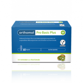 ORTHOMOL Pro Basic Plus / Оптимизация пищеварения и работы кишечника (Пробиотики + экстракт Киви) - 60 шт