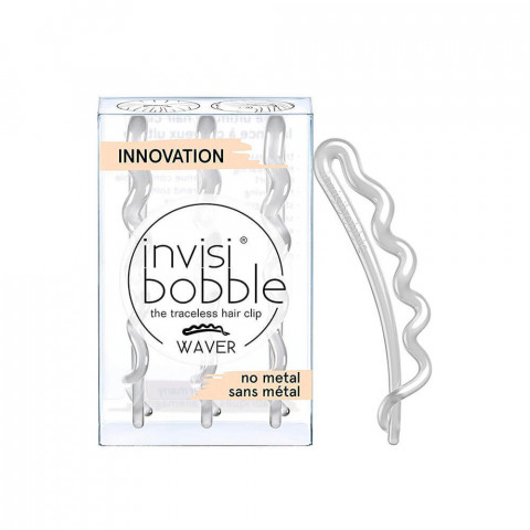 Invisibobble WAVER PLUS Crystal Clear / Заколка для волос Большая