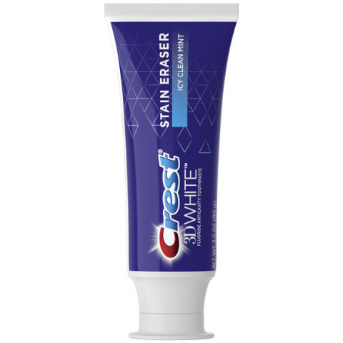 Crest 3D White Stain Eraser Whitening Toothpaste Icy Clean Mint / Отбеливающая зубная паста ледяная мята