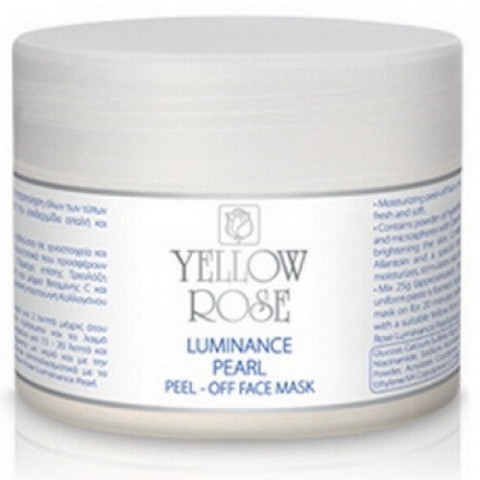 Yellow Rose Luminance Pearl Peel-off Face Mask / Альгинатная маска с жемчугом