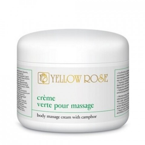 Yellow Rose Crème Verte Pour Massage / Камфорный крем для массажа