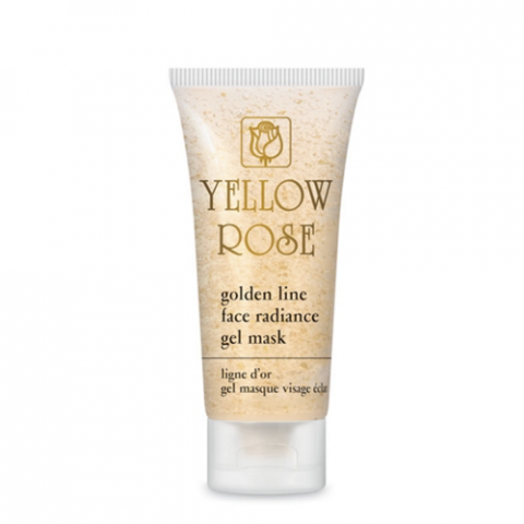Yellow Rose Golden Line Face Radiance Gel Mask / Подтягивающая гелевая маска с золотом и протеинами шелка