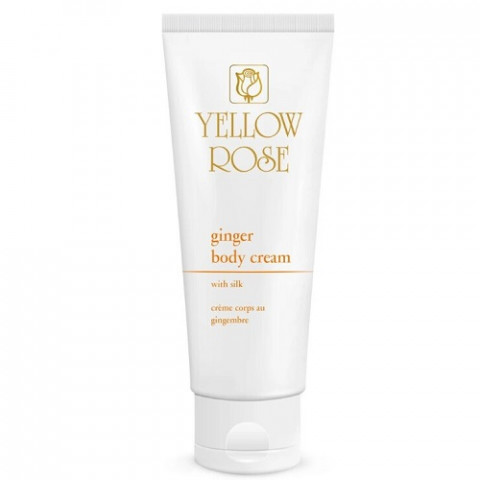 Yellow Rose Ginger Body Cream With Silk Golden Line / Массажный крем с золотом, имбирем и протеинами шёлка