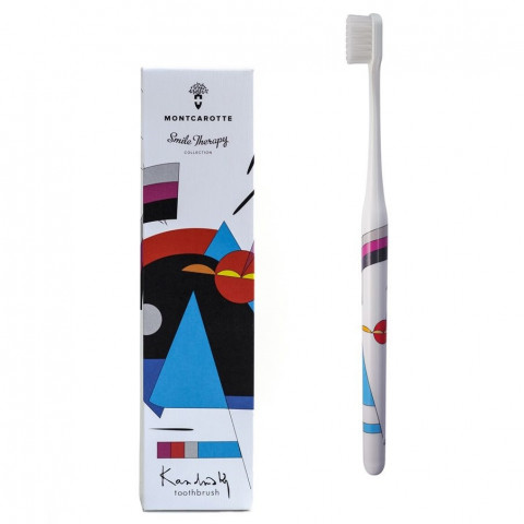 Montcarotte Kandinsky toothbrush Abstraction Brush Collection / Зубная кисть Кандинский из коллекции Абстракционистов 12+