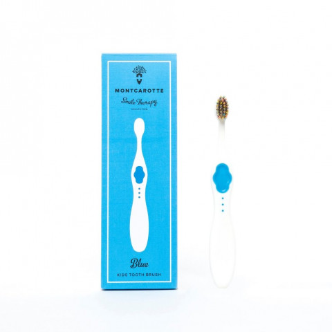 Montcarotte Blue Kids toothbrush / Детская зубная кисточка Голубая 1+