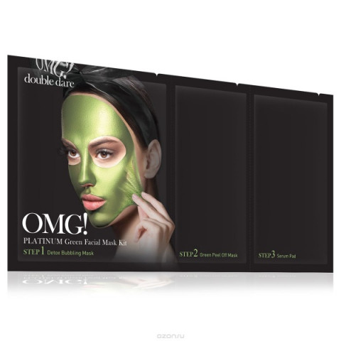 Double Dare OMG! Platinum Green Facial Mask Kit / Маска Зеленая