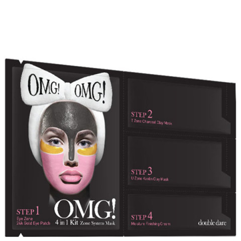 Double Dare OMG! 4in1 Kit Zone System Mask / Четырехкомпонентный Комплекс Масок