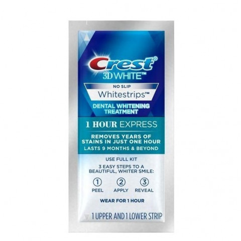Crest 3D White Whitestrips 1 Hour Express / Отбеливающие полоски для зубов