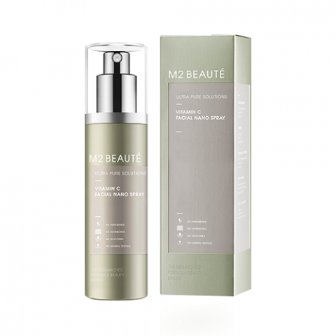 M2 Beaute Ultra Pure Solutions Vitamin C Facial Nano Spray / Сыворотка-мист с витамином С