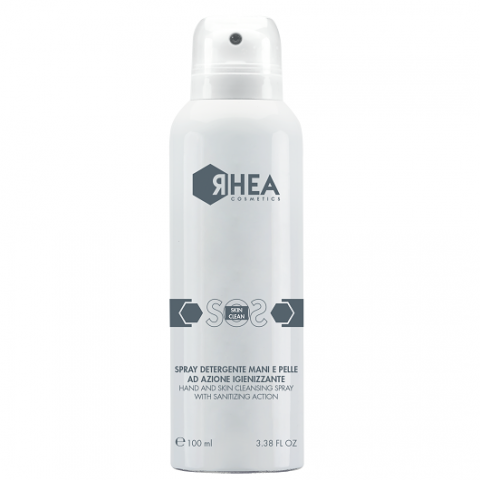 Rhea SOS SkinClean / Очищающий спрей санитайзер для рук и кожи 