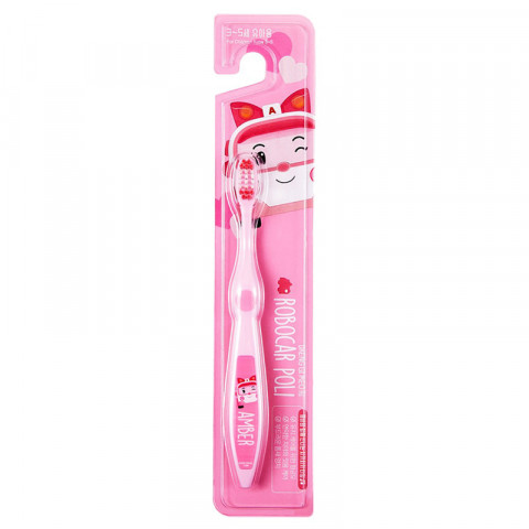 Daeng Gi Meo Ri Poli Kids Amber Toothbrush / Детская зубная щетка для девочек