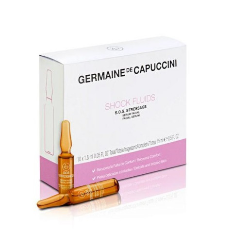 Germaine de Capuccini Options Shock Fluids S.O.S. Stressage / Сыворотка для чувствительной кожи лица