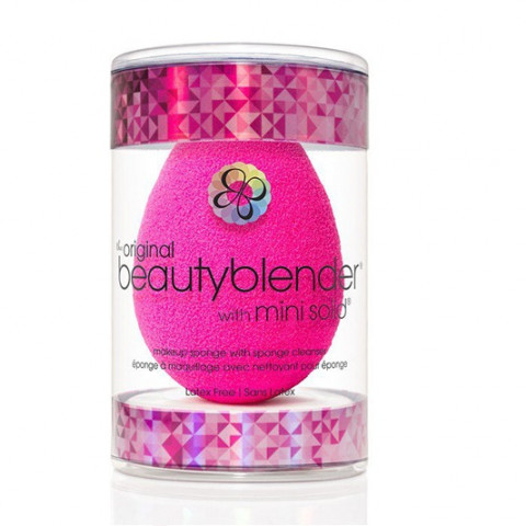 Beautyblender Original & Solid Blendercleanser / Спонж и мини мыло для очиcтки