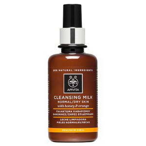 Молочко, що очищає, для нормальної / сухої шкіри з медом і апельсином