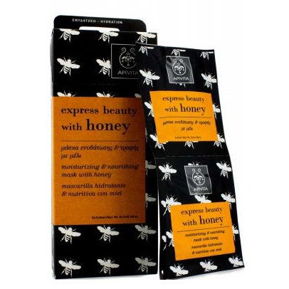 Увлажняющая питательная маска с медом для лица