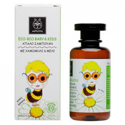 Шампунь с экстрактом ромашки и мёда