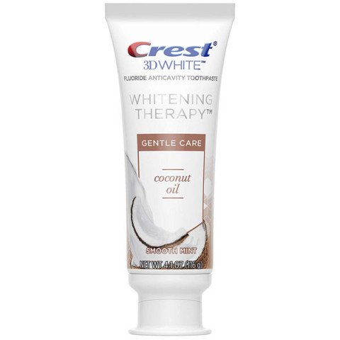 Crest 3D White Whitening Therapy Gentle Care Coconut Oil Fluoride Toothpaste / Отбеливающая паста
