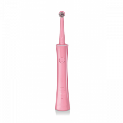 Электрическая зубная щетка розовая