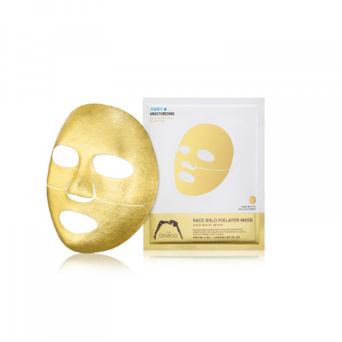 Золотая фольга 3х-слойная экспресс-маска